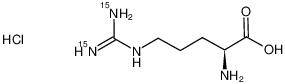 L-Arginine-[guanido-15N2] hydrochloride